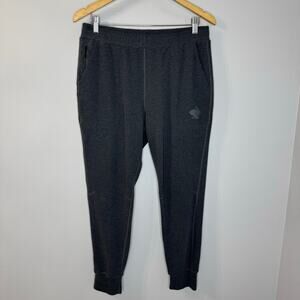 Rabbit Thermal Joggers Womens L Gray Lightweight Stretch Training Running